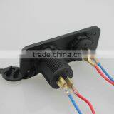 Black White Battery Waterproof Voltage Meter for Car Marine Truck thumbnail-4