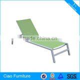 Outdoor Canvas Beach Chair Pool Chaise Lounger thumbnail-1