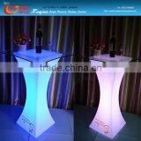 High Bar Cocktail Table Cloth for Wedding Led Bar Table Long Bar Table thumbnail-5