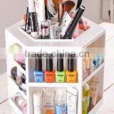 Tabletop Rotating Cosmetic Organizer Storage /Makeup Display Box Holds Up 200 Pieces thumbnail-1