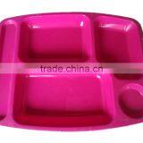 Rectangular Fast Food Tray With 5 Compartments thumbnail-1