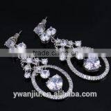 Wholesale Stock Small Order Fashion Women Secret Garden Long Style Zircon Earrings thumbnail-3