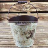 New Garden Decoration Paper Decal Antique Food Buckets Wholesale thumbnail-1