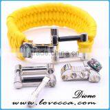 Wholesale Paracord Survival Bracelet With Bottle Opener/Compass/Scraper thumbnail-1