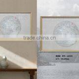 Framed Handmade Abstract Lacquer Painting for Home Decoration thumbnail-2