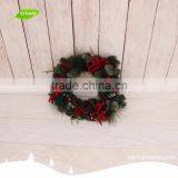 GNW CHWR-1605022 Hot Sale Wholesale Magnolia Leaf Wreath for Christmas Decoration thumbnail-2
