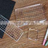 Wholesale Custom Handmade Clear Solid Acrylic Cube Block thumbnail-3