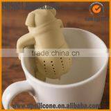 Food Grade BPA Free Cute Dog/pet/ Animal Silicone Tea Infuser , Pug Shape Tea Infuser thumbnail-3
