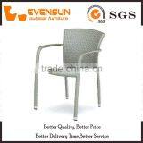 PE Rattan Plastic Chair Outdoor Leisure Dining Chair thumbnail-1