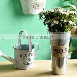 Newest Design Tin Flower Pot Tin Pots Galvanized Plant Pot Tin Planters Wholesale For Garden Decoration And Home Decor thumbnail-3
