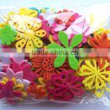 Progiftspace 2017 New Laser Cut Polyester Fabric Felt Cheap Artifical Flower Decoration Wholesale for Wedding Scrapbooking DIY thumbnail-3