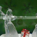 Clear Acrylic Led Color Changing Music Angel for Decoration thumbnail-5