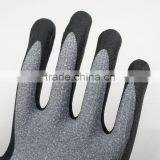NMSAFETY New Black High-tech Foam Nitrile Palm Touch Screen Mechanical Work Gloves thumbnail-4