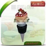 WS13-6 Poly Cake Wine Stopper thumbnail-1