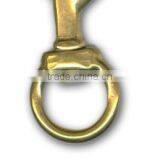 3/4" Solid Brass Swivel Eye Metal Snap Hook thumbnail-5