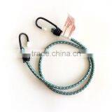 900MM X 8MM High Quality Colorful Polyester Elastic Luggage Rope, Bungee Cord With Hooks for Packing thumbnail-1