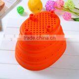 Silicone Garbage Bucket Fashion Sundries Basket Waste Basket thumbnail-6