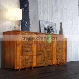 Buffet Modern Style For Living Room With Irregular Patrons Face , Teak Wood thumbnail-1