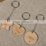 Custom Bamboo Wood Laser Engraved Keyring With Logo thumbnail-3
