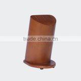 Small Standing Bamboo Wooden Knife Holder thumbnail-1