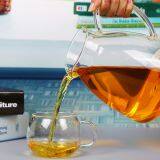 Wholesale Big Volume 1900ML Glass Bottle Crystal Glass Jug Glass Decanter With Memtal Cap for Kitchen Resturant & Hotel thumbnail-2