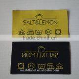 2017 Hjgh Quality Satin Damask Woven Labels for Clothing thumbnail-5