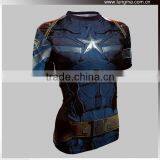 Custom Design Super Avenger Hero Cosplay Bat Man T Shirt thumbnail-1