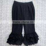 Childrens Boutique Ruffle Girl Leggings Wholesale Icing Triple Ruffle Pants thumbnail-5