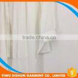 Women Pleated White and Black Chiffon Blouse Collar Design thumbnail-3