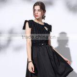 Maxnegio Lace Patchwork Ladies Fashion Casual Dress thumbnail-2