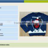 High Quality Customized Crew-neck Christmas Pullover Sweater, Round Collar Ugly Christmas Sweater (BKNK26) thumbnail-2
