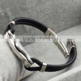 2016 New Personality Bracelet & Bangle Genuine Silicone Men Bracelet thumbnail-5