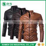 Cheap Price Wholesale Pakistan PU Leather Jackets for Men thumbnail-1