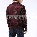 MGOO 2017 New Style Custom Nylon Fashion Jackets Front And Back Embroidery YKK Zippers Bomber Coat thumbnail-3