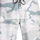 Mens Boardshorts For Daily Surf Sessions Custom Polyester Elastane Beachwear Quick Drying Stretch Fabric Swim Trunk thumbnail-3