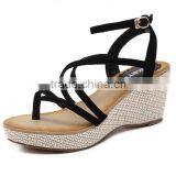 Zm50223b Women Sandals New Design Roman Fashion Wedge Ladies Shoes thumbnail-3