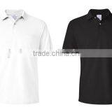 Promotional High Quality 100% Cotton Blank Short Sleeve Pure Color Polo Shirts With Pockets thumbnail-4
