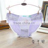 Women's Cheap Cute Cotton Lace Hipster Panty Pants Young Girls Cotton Briefs thumbnail-6