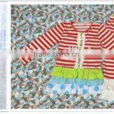 Baby New Born Jumpsuits Clothing Fall Winter Set 100%Cotton Baby Clothing Girls Ruffle Pants Set Baby Girls Clothes Sets thumbnail-3