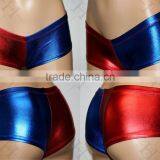 Walson Halloween Cosplay Harley Quinn Shorts Suicide Squad Harlequin Shiny HOT Pants thumbnail-1