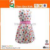 Summer Cotton Long Frocks Designs Party Bow Kids Dress thumbnail-2