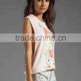 Sexy Born to Run Printed Sleeveless Tank Top thumbnail-2