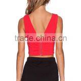 Cotton Lycra Crop Top thumbnail-3