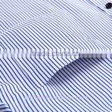 China Shirt Factory Competitive Price Oem Fashionable Perfect Quality Stripe Pattern Men's Dress Shirt With Long Sleeve thumbnail-4