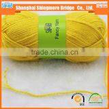 OEKO-Tex Standard Knitting Yarns China Supplier Cheap Sale Solid Dyed Acrylic Yarn for Knitting Sweater thumbnail-1