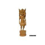 Wood Sculpture Lord Shiva Hand Made Statue Hinduism Art thumbnail-1