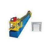 15KW Door Frame Roll Forming Machine, Hydraulic Automatic Cutting