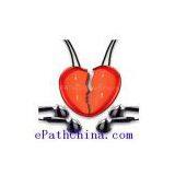 Pair of 2GB MP3 Player With Heart Design - Red Color