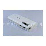 7200mAh Iphone Dual USB Power Bank ABS White With LED Light thumbnail-1