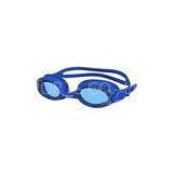 Blue Corrective Swim Goggles / Mens Swimming Goggles for Competition